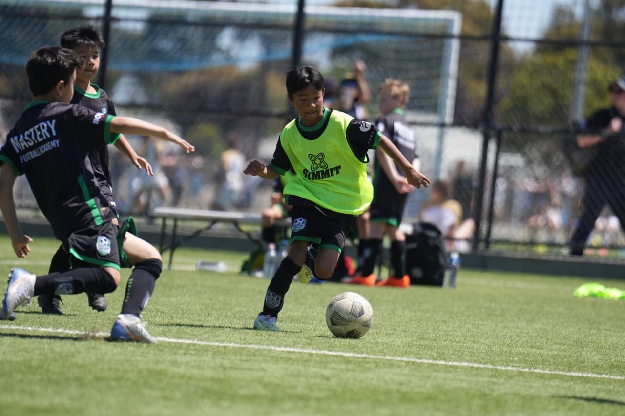 Club soccer player training at Mastery Football Academy Adelaide