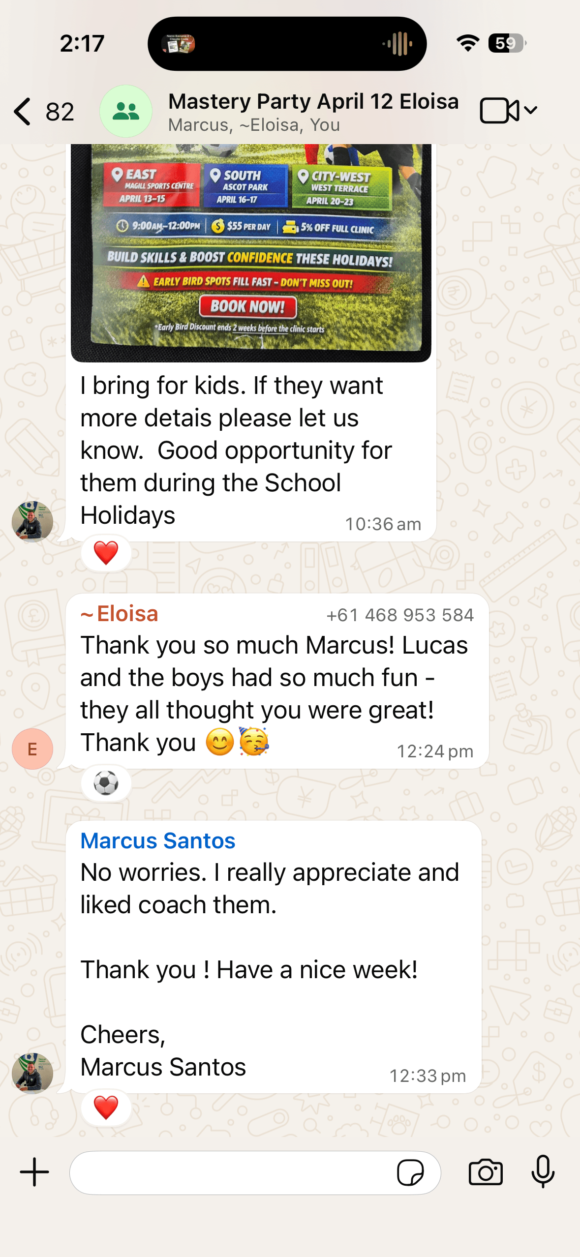 Party review from Eloisa – Lucas and the boys had so much fun