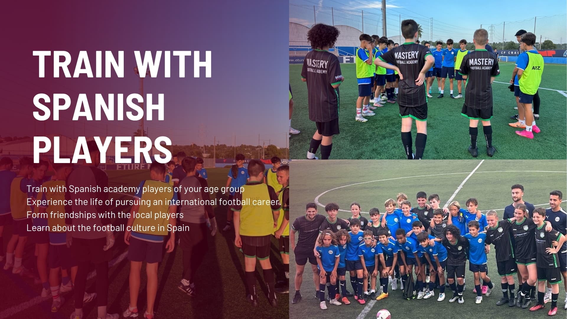 Train With Spanish Academy Players