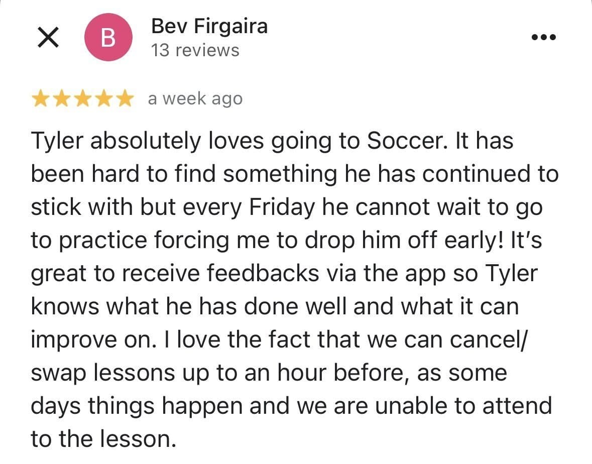 Family testimonial 9