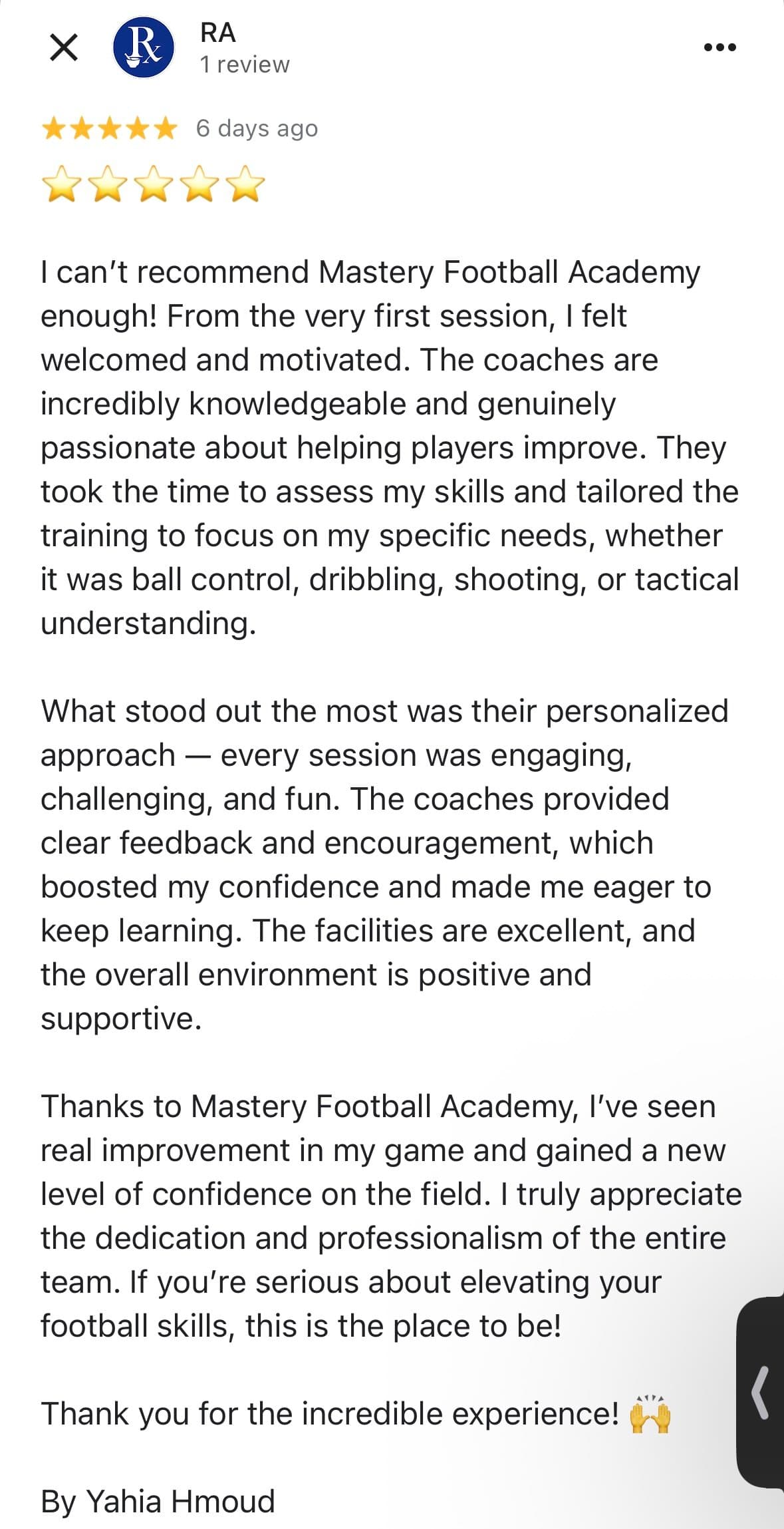 Family testimonial 4